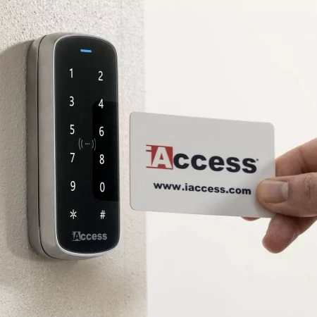 Try our iAccess® | Access Control Terminal with RFID card or PIN code