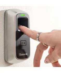 Use our Biometric Access control with Door Opener and RFID badge!