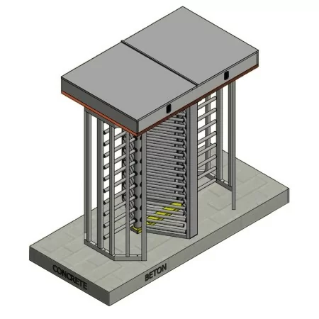 La sicurezza è garantita: Tornello H2T-PASS-IX