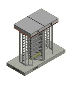 La sicurezza è garantita: Tornello H2T-PASS-IX