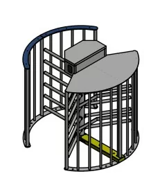 La sicurezza è garantita: Tornello H2T-PASS-IX