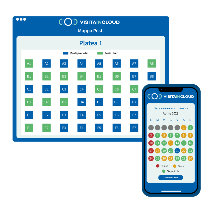 Gestione prenotazioni con VISITA Plus